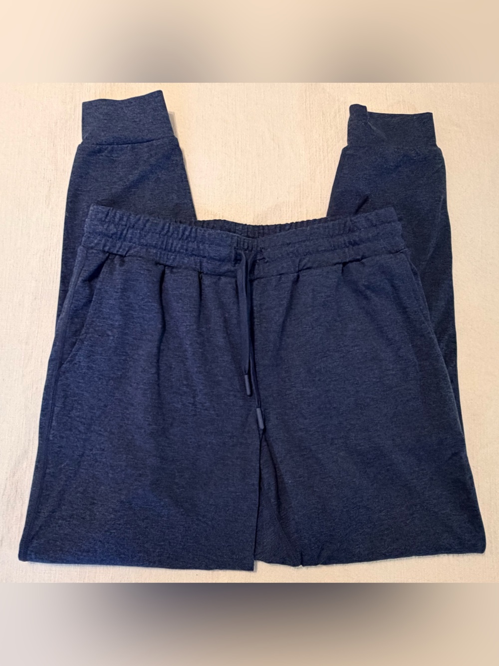 Quince Women’s Navy Jogger Pants - Comfortable Drawstring Bottoms. Size XS.